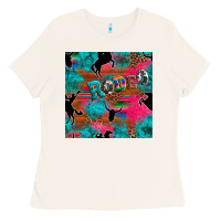 Bone western rodeo seamless Ladies Tee - Artiststas