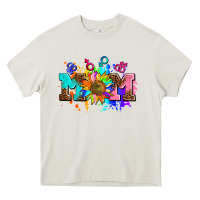 Cream pride lesbian gay mom sunflower Heavy Core Tee - AdoDesignShop