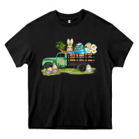 Black easter hunt i̇n truck Heavy Core Tee - AdoDesignShop