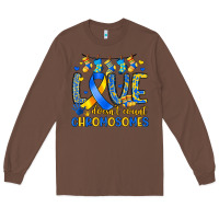 Chestnut love doesn t count chromosomes Long Sleeve Tee - Artiststas
