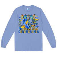 Colony Blue love doesn t count chromosomes Long Sleeve Tee - Artiststas