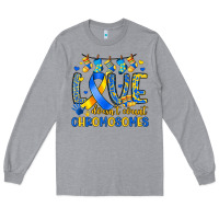 Heather Grey love doesn t count chromosomes Long Sleeve Tee - Artiststas
