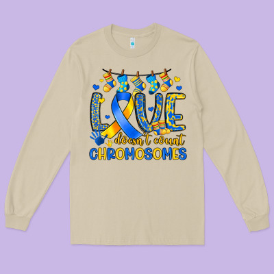 Love Doesn T Count Chromosomes Long Sleeve Tee Designed By Artiststas