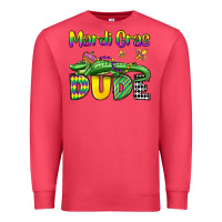 Cardinal mardi gras dude alligator olivia Premium Sweatshirt - OliviaCreatesArt