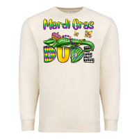 Sandshell mardi gras dude alligator olivia Premium Sweatshirt - OliviaCreatesArt