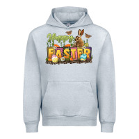 Heather Grey Happy Easter Urban Hoodie - LillyAllenDesigns