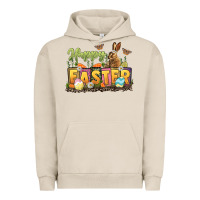 Pigment French Oak Happy Easter Urban Hoodie - LillyAllenDesigns