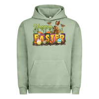 Pigment Oil Green Happy Easter Urban Hoodie - LillyAllenDesigns