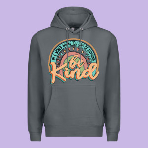 Be Kind Premium Hoodie Designed By Jahusdesignshop