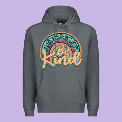 Be Kind Premium Hoodie Designed By Jahusdesignshop