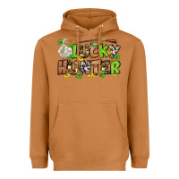 Meerkat Lucky hunter St. Patrick's Day Heavyweight Hoodie - OliviaCreatesArt