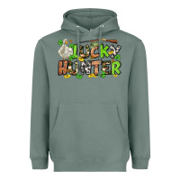 Sage Lucky hunter St. Patrick's Day Heavyweight Hoodie - OliviaCreatesArt