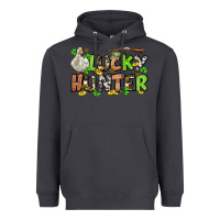 Smoke Lucky hunter St. Patrick's Day Heavyweight Hoodie - OliviaCreatesArt