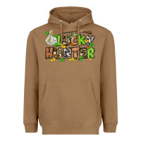 Toasted Coconut Lucky hunter St. Patrick's Day Heavyweight Hoodie - OliviaCreatesArt