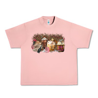 Salmon Hair Dresser Coffee Cups Urban Heavy Tee - MaliasSmallBusiness
