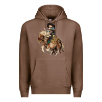 Chestnut Midilli little Cowboy kid rodeo Premium Hoodie - HowdyJamesFarm