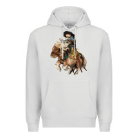 Dove Grey Midilli little Cowboy kid rodeo Premium Hoodie - HowdyJamesFarm
