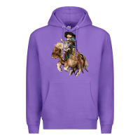 Purple Midilli little Cowboy kid rodeo Premium Hoodie - HowdyJamesFarm