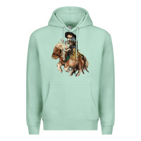 Seafoam Midilli little Cowboy kid rodeo Premium Hoodie - HowdyJamesFarm