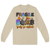 Mushroom fragile like a bomb ready to explode Long Sleeve Tee - Artiststas