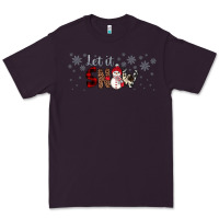 Plum Christmas let it snow Premium Tee - JahusDesignShop