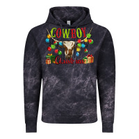 Cloud Black cowboy christmas Vintage Hoodie - MaliasSmallBusiness