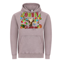 Vintage Zinc cowboy christmas Vintage Hoodie - MaliasSmallBusiness