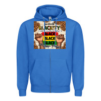 True Royal juneteenth blackity black black black Zipper Hoodie - TumblerDesignByShophia