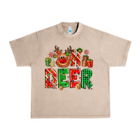 French Oak Oh deer Reindeer Urban Heavy Tee - NancyCooperArtShop