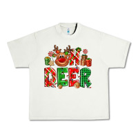 Pistachio Oh deer Reindeer Urban Heavy Tee - NancyCooperArtShop