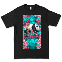 Black just a girl who loves pandas Premium Tee - LillyAllenDesigns