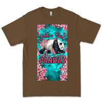 Cacao just a girl who loves pandas Premium Tee - LillyAllenDesigns