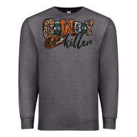 Charcoal Heather cowboy killer Premium Sweatshirt - OliviaCreatesArt