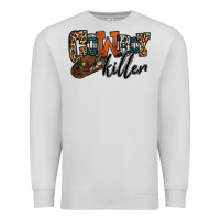 Dove Grey cowboy killer Premium Sweatshirt - OliviaCreatesArt