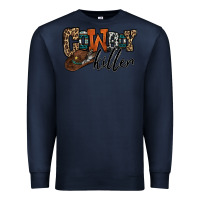 Navy cowboy killer Premium Sweatshirt - OliviaCreatesArt