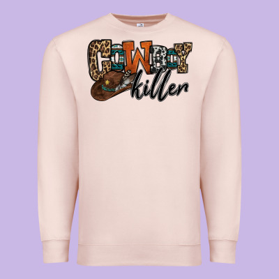 Cowboy Killer Premium Sweatshirt Designed By Oliviacreatesart