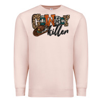 Pale Pink cowboy killer Premium Sweatshirt - OliviaCreatesArt