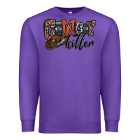Purple cowboy killer Premium Sweatshirt - OliviaCreatesArt