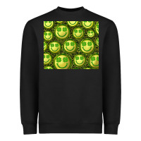 Black st. patrick's day lucky face Heavyweight Sweatshirt - RanaPortraitStore