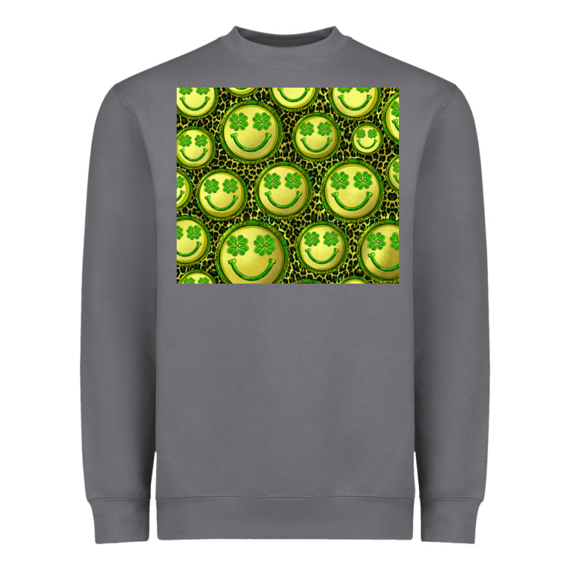 St. Patrick's Day Lucky Face Heavyweight Sweatshirt by RanaPortraitStore | Teevron
