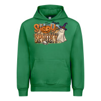 Emerald Stay Spooky Urban Hoodie - CowhideDigitalArt