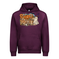 Mauve Wine Stay Spooky Urban Hoodie - CowhideDigitalArt
