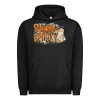 Pigment Black Stay Spooky Urban Hoodie - CowhideDigitalArt