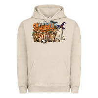 Pigment French Oak Stay Spooky Urban Hoodie - CowhideDigitalArt