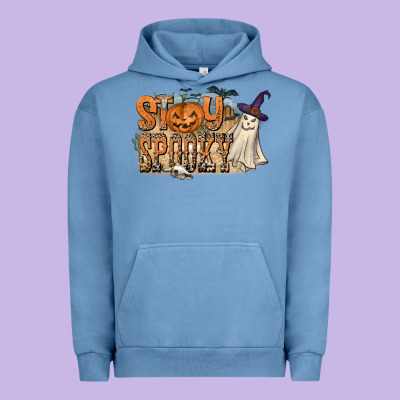 Stay Spooky Urban Hoodie Designed By Cowhidedigitalart