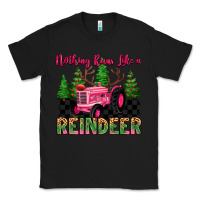 Black nothing runs like a reindeer Classic Tee - MaliasSmallBusiness
