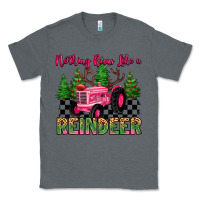 Charcoal Heather nothing runs like a reindeer Classic Tee - MaliasSmallBusiness