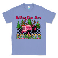 Colony Blue nothing runs like a reindeer Classic Tee - MaliasSmallBusiness