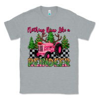 Heather Grey nothing runs like a reindeer Classic Tee - MaliasSmallBusiness