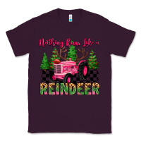 Plum nothing runs like a reindeer Classic Tee - MaliasSmallBusiness